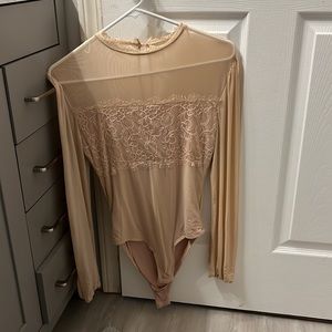 Lace Nude Bodysuit